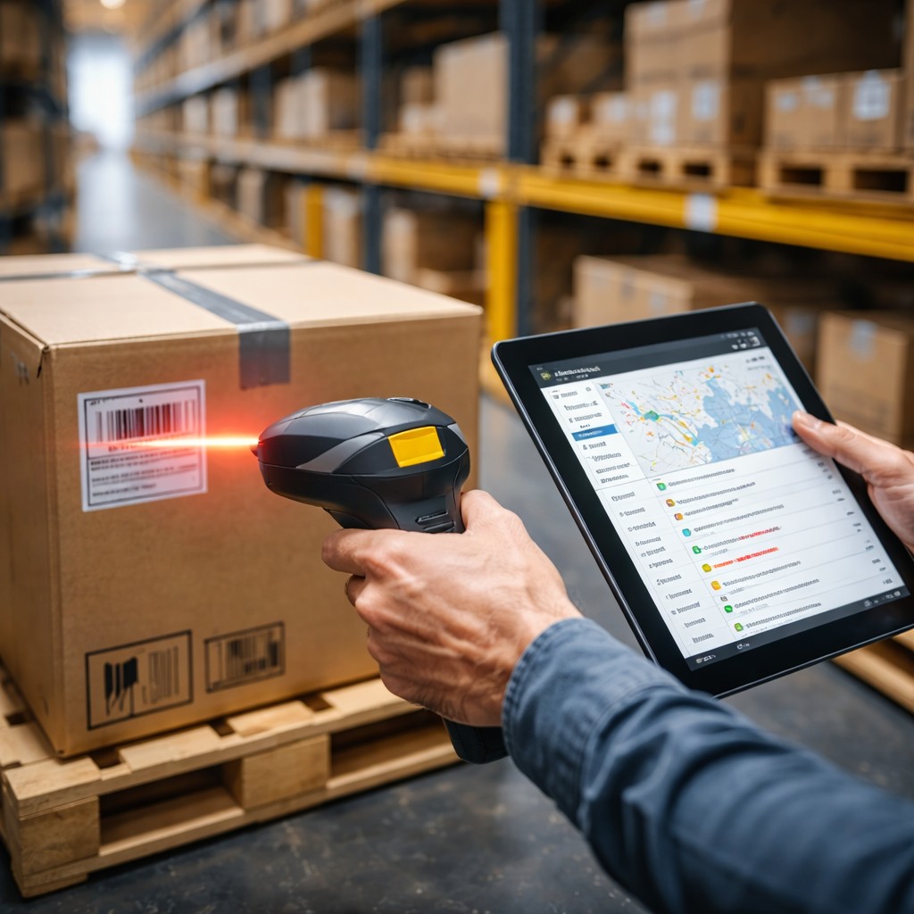 Barcode scan and shipment tracking